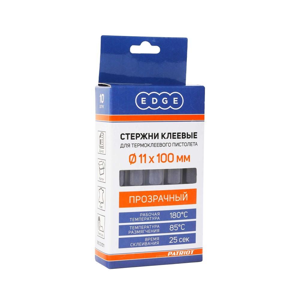 Стержни клеевые EDGE by PATRIOT 11х100 мм прозрачные / стержни клеевые для термопистолета - изображение 2