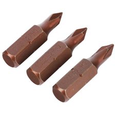 Бита EDGE by PATRIOT PH0, сталь S2, длина 25 мм, 3 шт - изображение 4