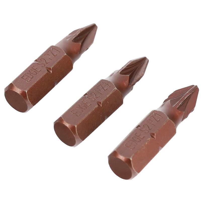 Бита EDGE by PATRIOT PZ1, сталь S2, длина 25 мм, 3 шт