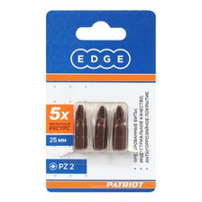 Бита EDGE by PATRIOT PZ2, сталь S2, длина 25 мм, 3 шт - изображение 5