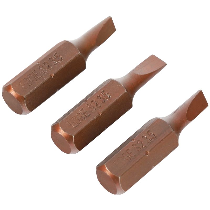 Бита EDGE by PATRIOT SL 3.5мм, сталь S2, длина 25 мм, 3 шт