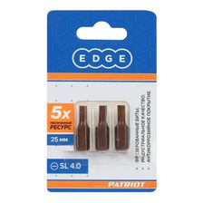 Бита EDGE by PATRIOT SL 4.0мм, сталь S2, длина 25 мм, 3 шт - изображение 5