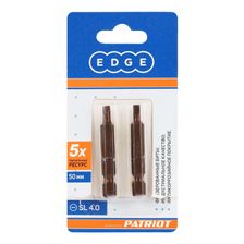 Бита EDGE by PATRIOT SL4,0, сталь S2, длина 50 мм, 2 шт - изображение 5