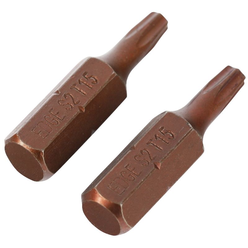 Бита EDGE by PATRIOT T15, сталь S2, длина 25 мм, 2 шт