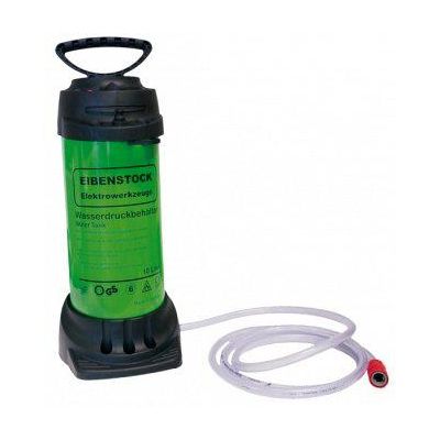 Резервуар для воды Eibenstock 10 л, металлический, шланг 3,5 м