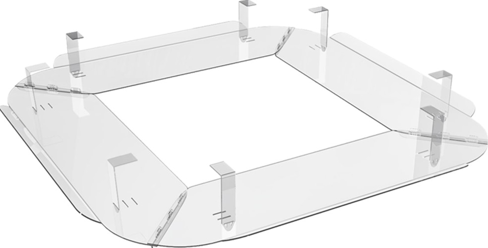 Экран для кассетного кондиционера BALLU Смарт 650 НС-1263341 - изображение 3