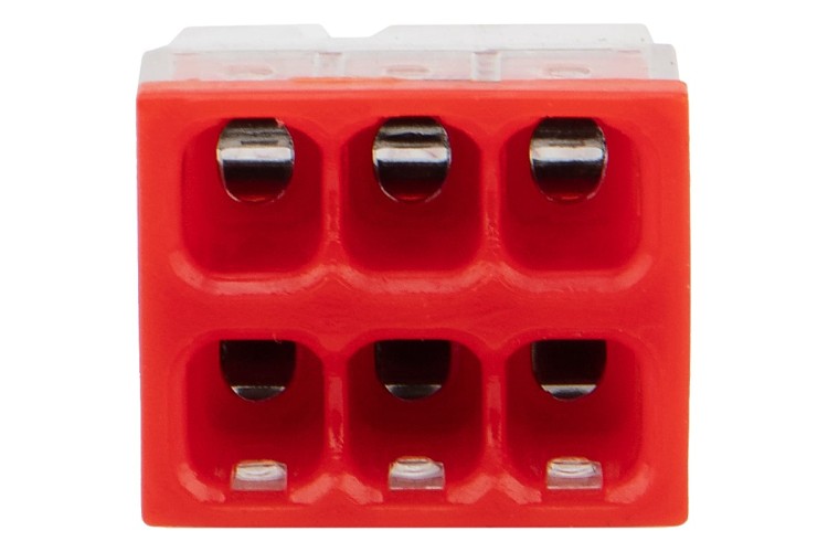 Экспресс-клемма REXANT СМК 2273-206 6-проводная 0.5-2.5 мм², 5шт/уп 07-3209-5 - изображение 2