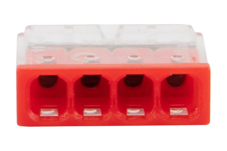 Экспресс-клемма REXANT СМК 2273-204 4-проводная 0.5-2.5 мм², 20шт/уп 07-3213-20 - изображение 3