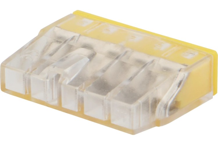 Экспресс-клемма REXANT СМК 2273-205 5-проводная 0.5-2.5 мм², 5шт/уп 07-3214-5 - изображение 2