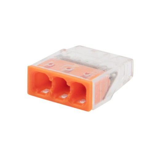 Экспресс-клемма REXANT СМК 2273-203 3-проводная 0.5-2.5 мм² 100шт/уп 07-3212