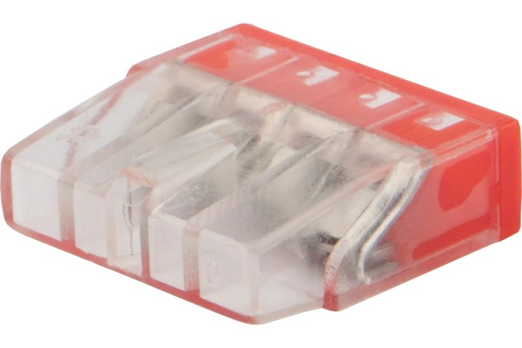 Экспресс-клемма REXANT СМК 2273-244 с пастой 4-проводная 0.5-2.5 мм² 5шт/уп 07-3218-5 - изображение 2