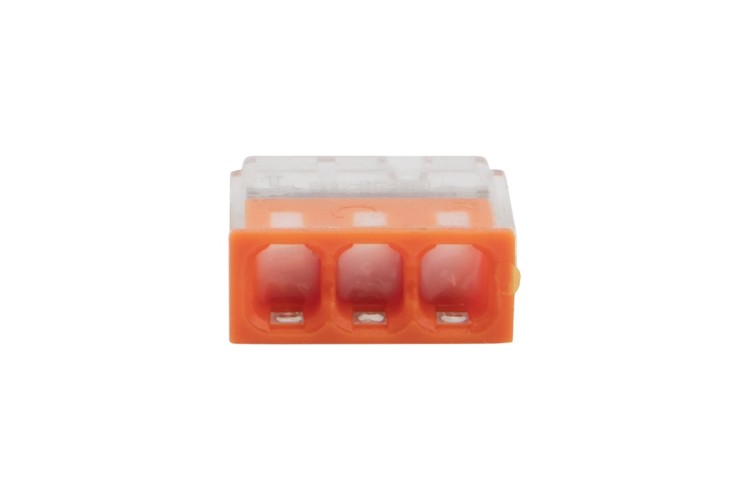 Экспресс-клемма REXANT СМК 2273-243 с пастой 3-проводная 0.5-2.5 мм² 100шт/уп 07-3217 - изображение 2