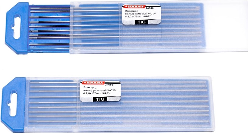 Электрод вольфрамовый AURORA WC-20 d.2.0x175mm GREY 24686