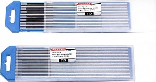 Электрод вольфрамовый AURORA WC-20 d.4.0x175mm GREY 24690