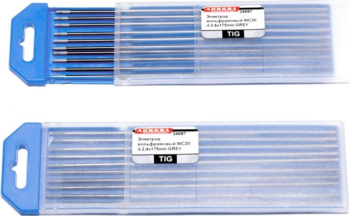 Электрод вольфрамовый AURORA WC-20 d.2.4x175mm GREY 24687