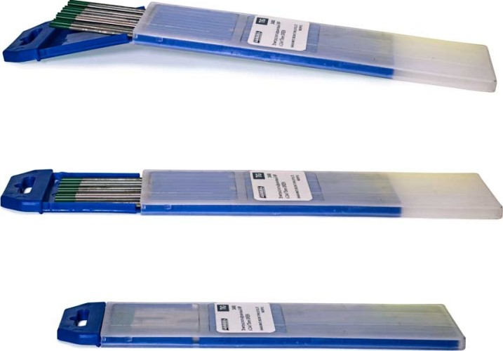 Электрод вольфрамовый AURORA WP d.2.4x175mm GREEN 24680 - изображение 2