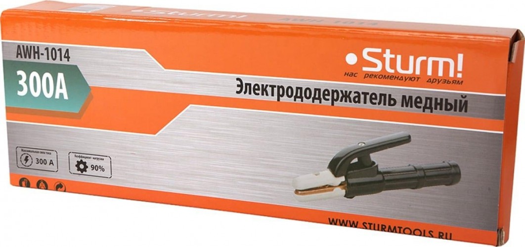 Электрододержатель Sturm AWH-1014 300А медь, черный - изображение 4