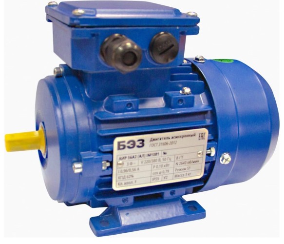 Электродвигатель БЭЗ АИР 63A2 (Ал) IM1081 38477