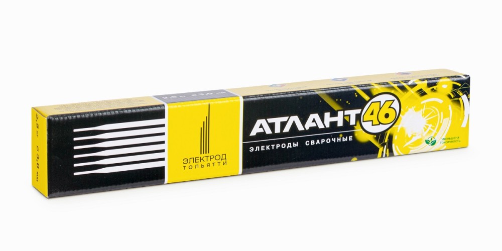 Электроды ЭЛЕКТРОД ТОЛЬЯТТИ  Атлант 46 д.3 мм (упак. 2,5 кг) 00-80001108