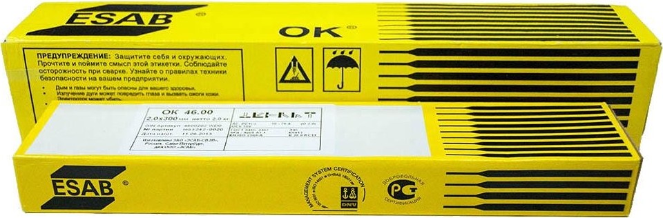 Электроды ESAB OK 46.00 2 х300мм 4600202WZ2 4600202WZ2