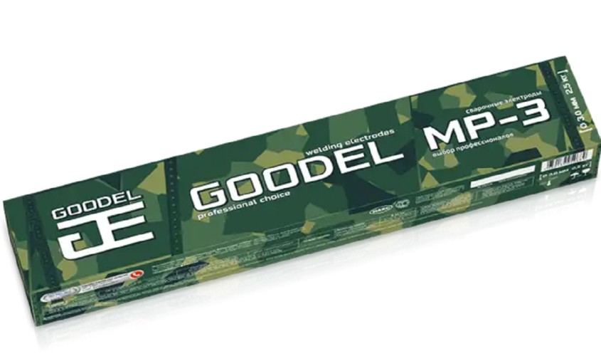 Электроды GOODEL МР-3 ф 4,0 мм зеленые (2,5 кг) 0001404GC25