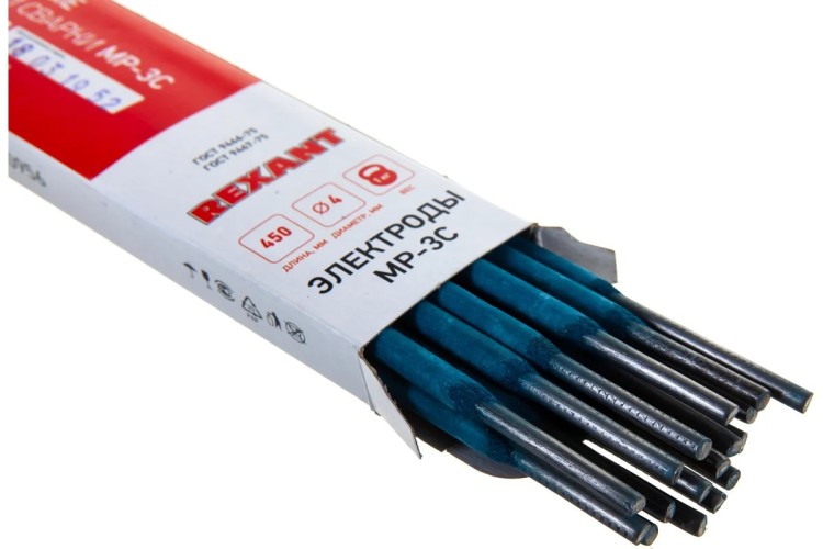 Электроды REXANT 11-0956 450 мм MP-3C 4 мм пачка 1 кг - изображение 2