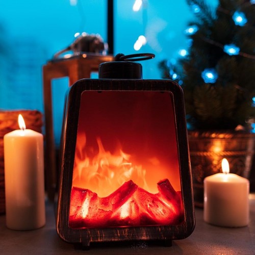 Электрокамин Neon-Night Лофт с эффектом живого огня 17х10х24,5 см 511-034 - изображение 3