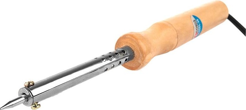 Электропаяльник СОЮЗ ПС2005-40 деревянная ручка