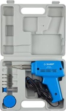 Электропаяльник в наборе ЗУБР ПРОФИ 150 Вт 55412-Н4 55412-H4_z01