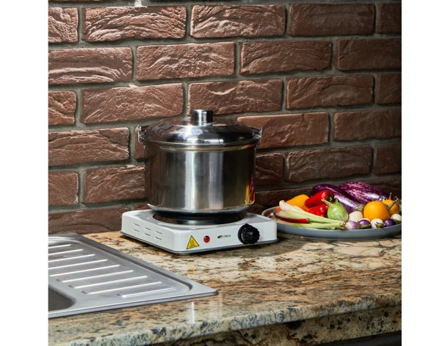 Электроплитка СОКОЛ 70-0101 одноконфорочная, закрытый ТЭН 1,0 кВ - изображение 2