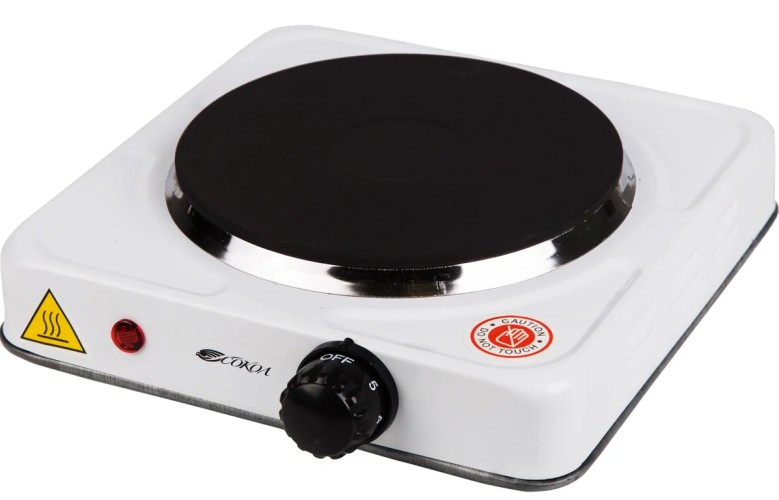 Электроплитка СОКОЛ 70-0101 одноконфорочная, закрытый ТЭН 1,0 кВ