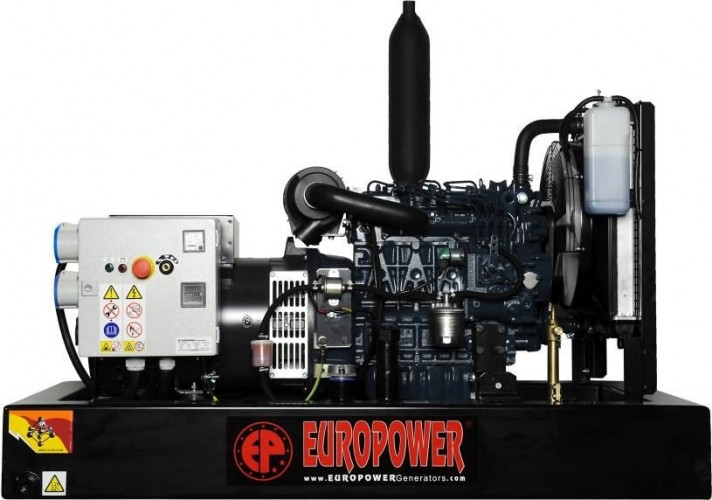 Электростанция дизельная EUROPOWER EP 163 DE однофазная 951011601