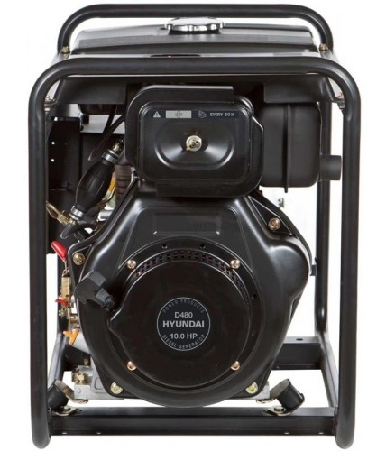 Электростанция дизельная с воздушным охлаждением HYUNDAI DHY  6500L открытая DHY 6500L - изображение 3