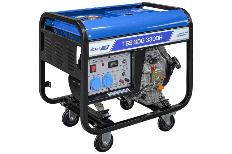 Электростанция дизельная с воздушным охлаждением ТСС SDG 3300H открытая 100043 - изображение 3