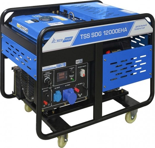 Электростанция дизельная с воздушным охлаждением ТСС SDG12000 EHA открытая 100057 - изображение 3