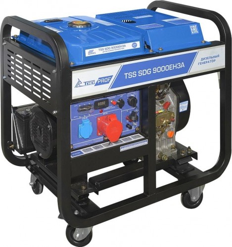 Электростанция дизельная с воздушным охлаждением ТСС SDG 9000 EH3A открытая 100031 - изображение 4