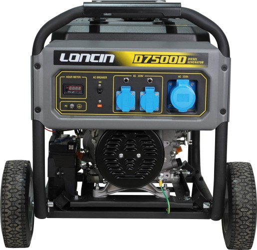 Электростанция дизельная с воздушным охлаждением LONCIN LCD7500D открытая 00-00154152 - изображение 4