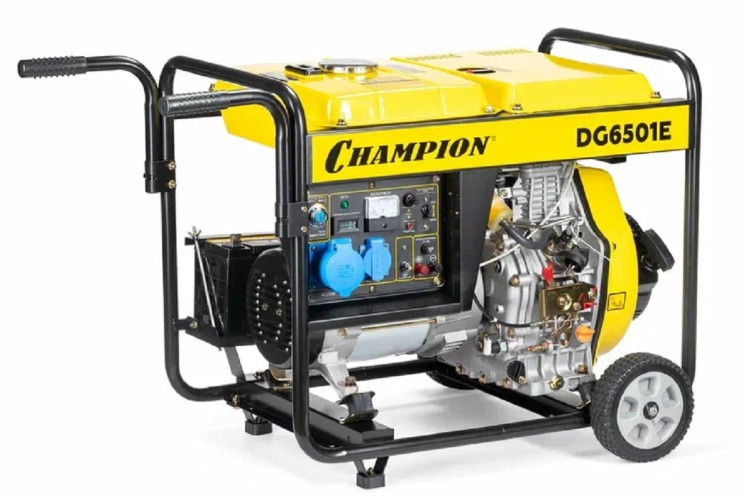 Электростанция дизельная с воздушным охлаждением CHAMPION DG6501E - изображение 2