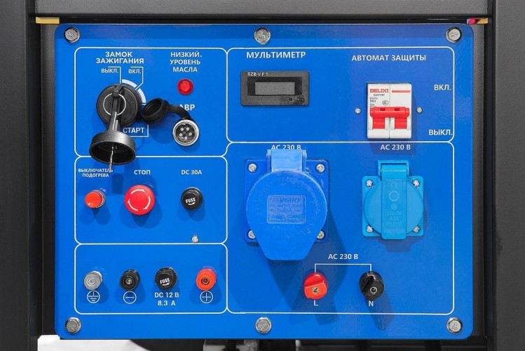 Электростанция дизельная с воздушным охлаждением ТСС SDG14000 EHA открытая 100039 - изображение 5