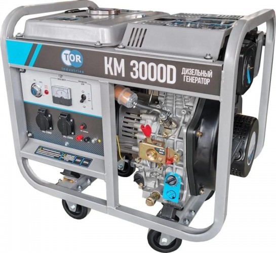 Электростанция дизельная с воздушным охлаждением TOR KM3000D 1025962