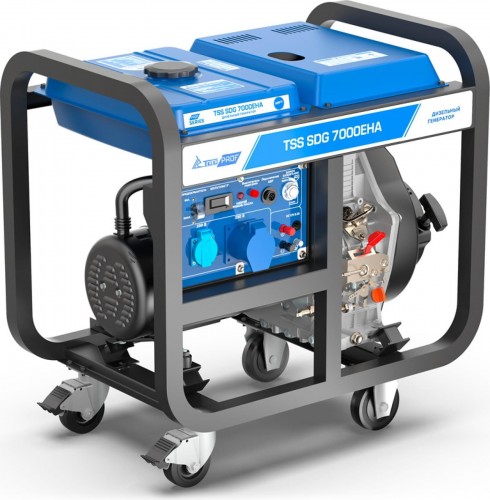 Электростанция дизельная с воздушным охлаждением ТСС SDG 7000 EHA открытая 100033 - изображение 3