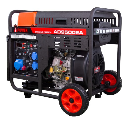 Электростанция дизельная с воздушным охлаждением A-iPOWER AD 9500EA открытая 20405 - изображение 4