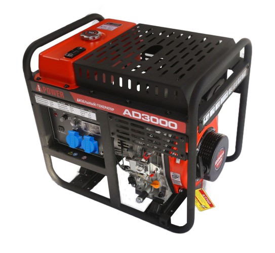 Электростанция дизельная с воздушным охлаждением A-iPOWER AD 3000 открытая 20409 - изображение 2