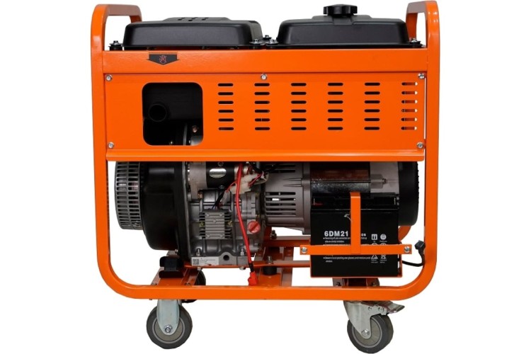 Электростанция дизельная с воздушным охлаждением LIFAN DG 6500EA открытая DG6500EA - изображение 5