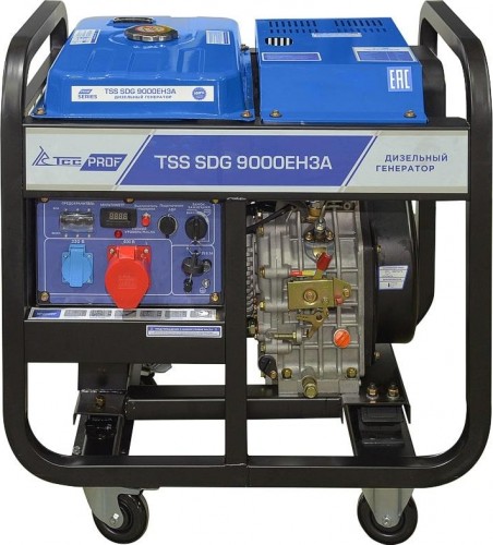Электростанция дизельная с воздушным охлаждением ТСС SDG 9000 EH3A открытая 100031 - изображение 3