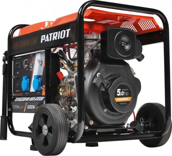 Электростанция дизельная с воздушным охлаждением PATRIOT GRD 3000EW 472702235 - изображение 2