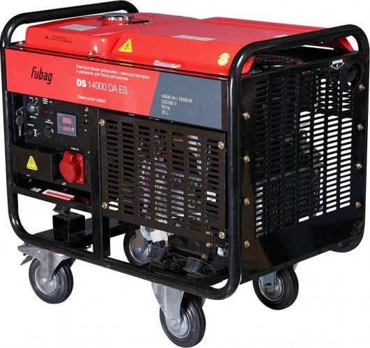 Электростанция дизельная с воздушным охлаждением FUBAG DS 14000 DA ES с возможностью авт, открытая 838214 - изображение 2
