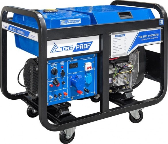 Электростанция дизельная с воздушным охлаждением ТСС SDG14000 EHA открытая 100039 - изображение 3