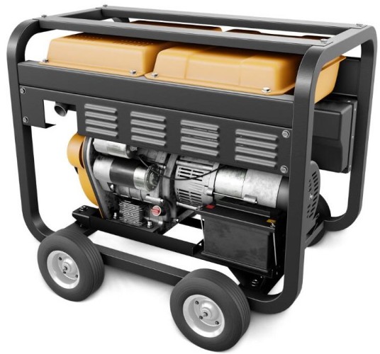 Электростанция дизельная с воздушным охлаждением VEKTOR DG-7000 открытая 00-00005392 - изображение 2