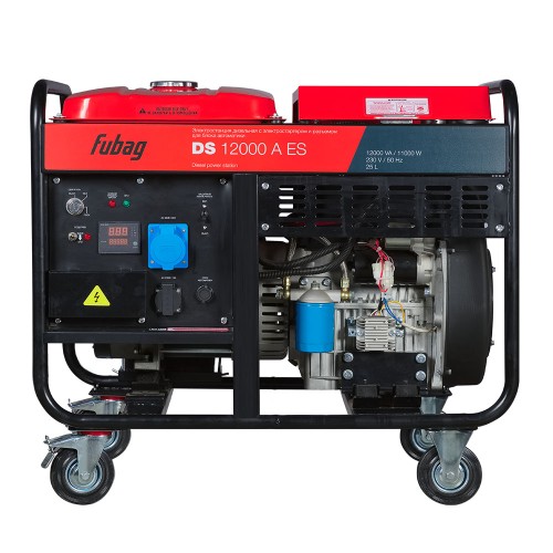Электростанция дизельная с воздушным охлаждением FUBAG DS 12000 A ES с возможностью авт, открытая 646225 - изображение 3